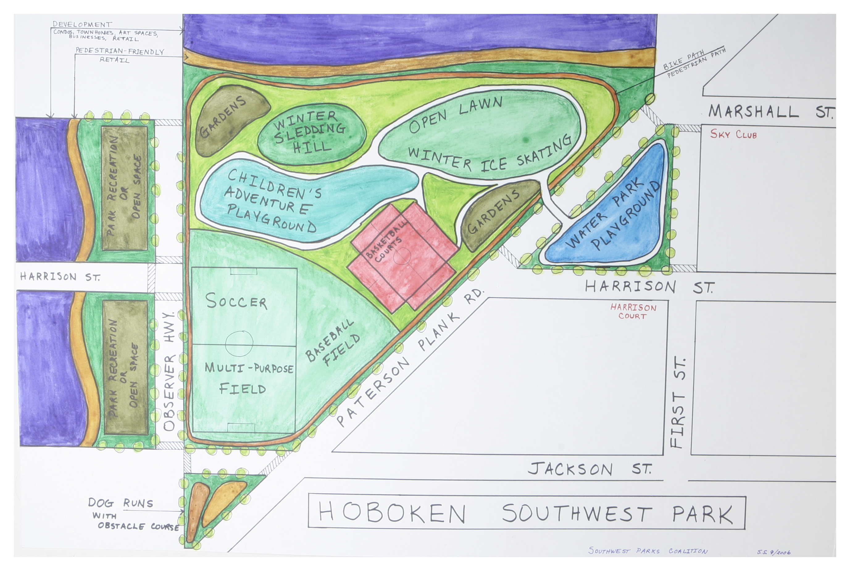 sketches of parks